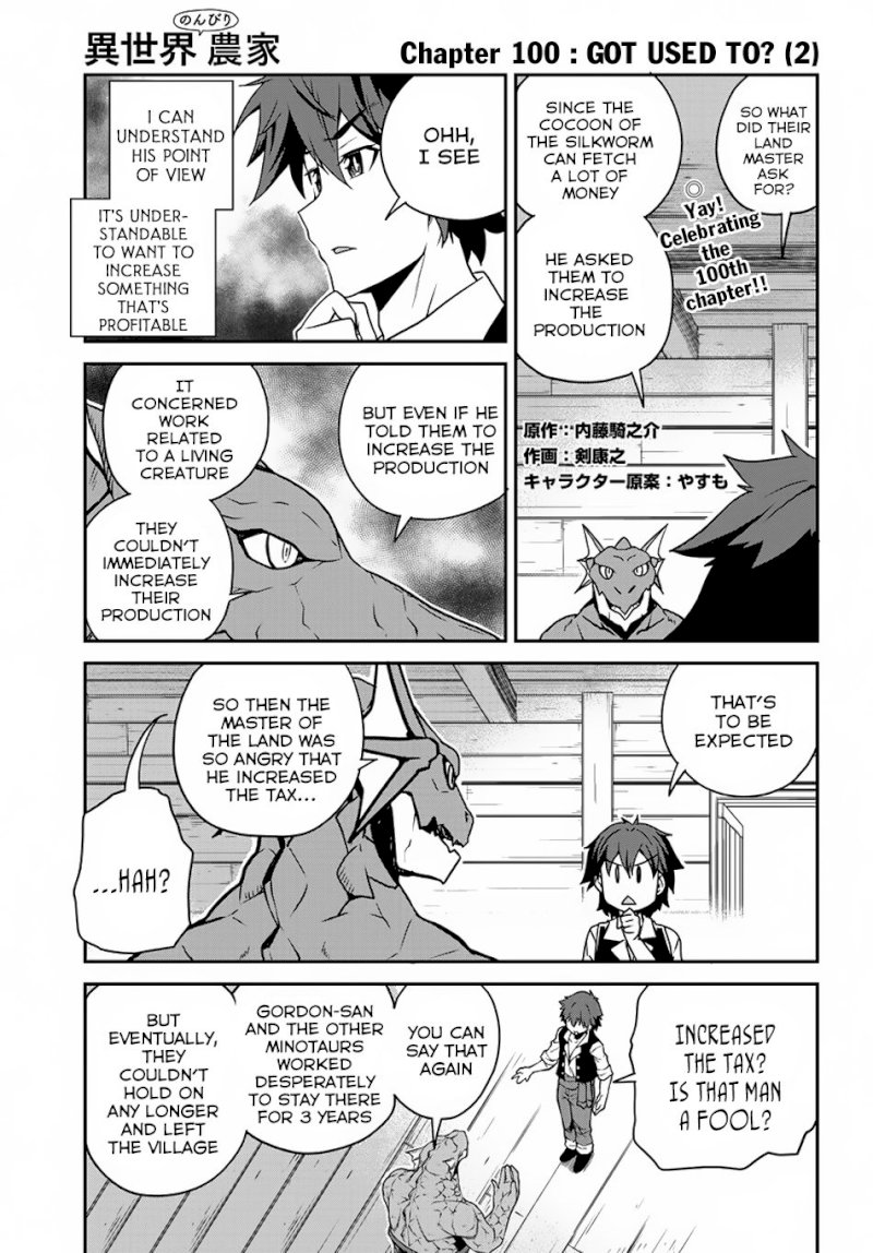 Isekai Nonbiri Nouka Chapter 100 - Page 2