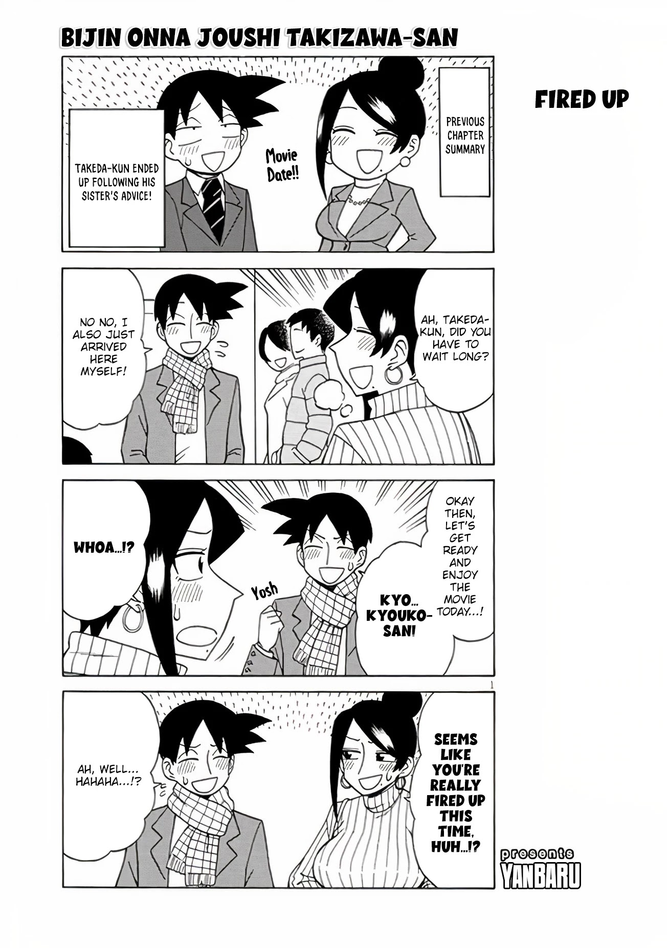 Bijin Onna Joushi Takizawa-san Chapter 109 - Page 1