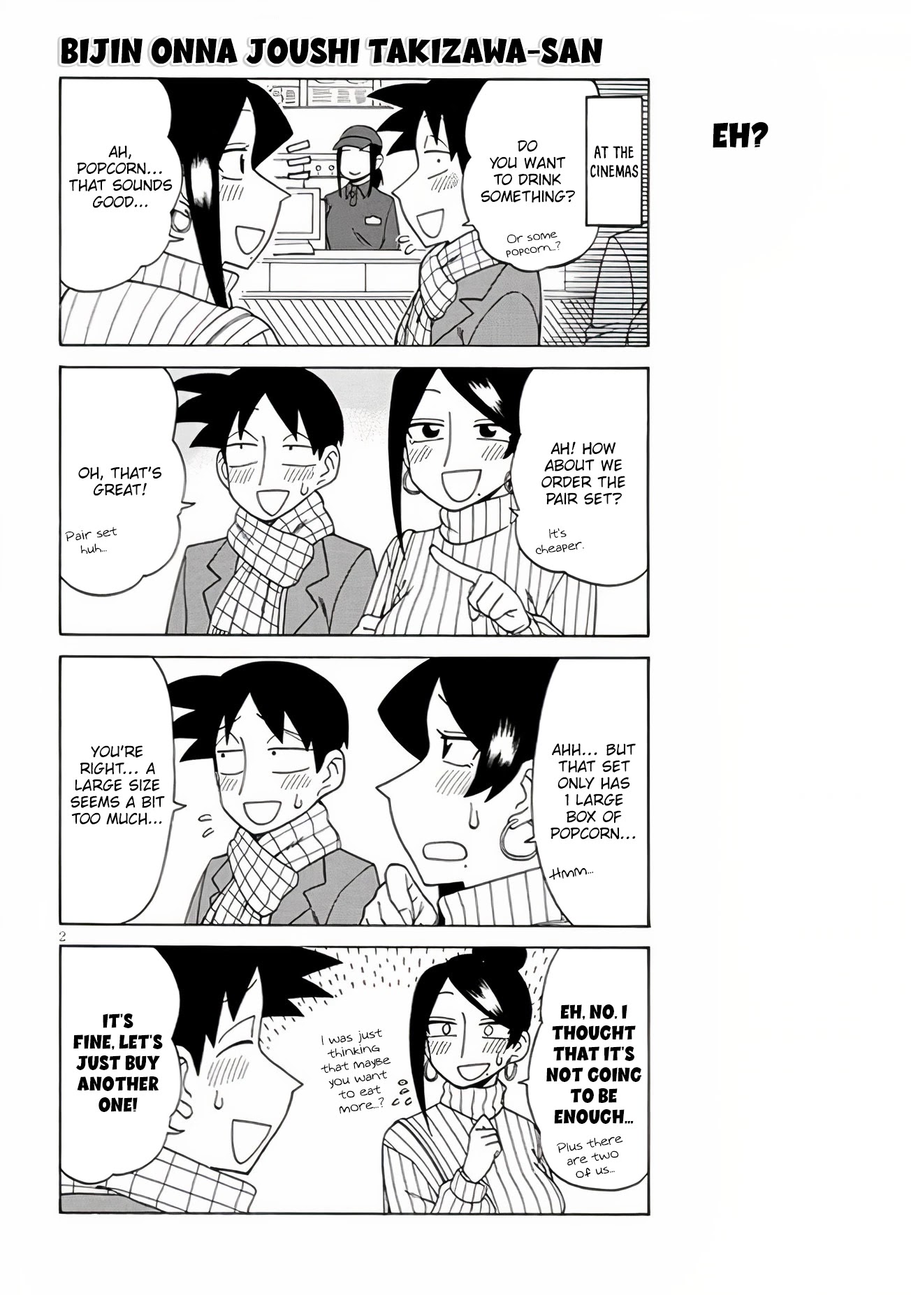 Bijin Onna Joushi Takizawa-san Chapter 109 - Page 2