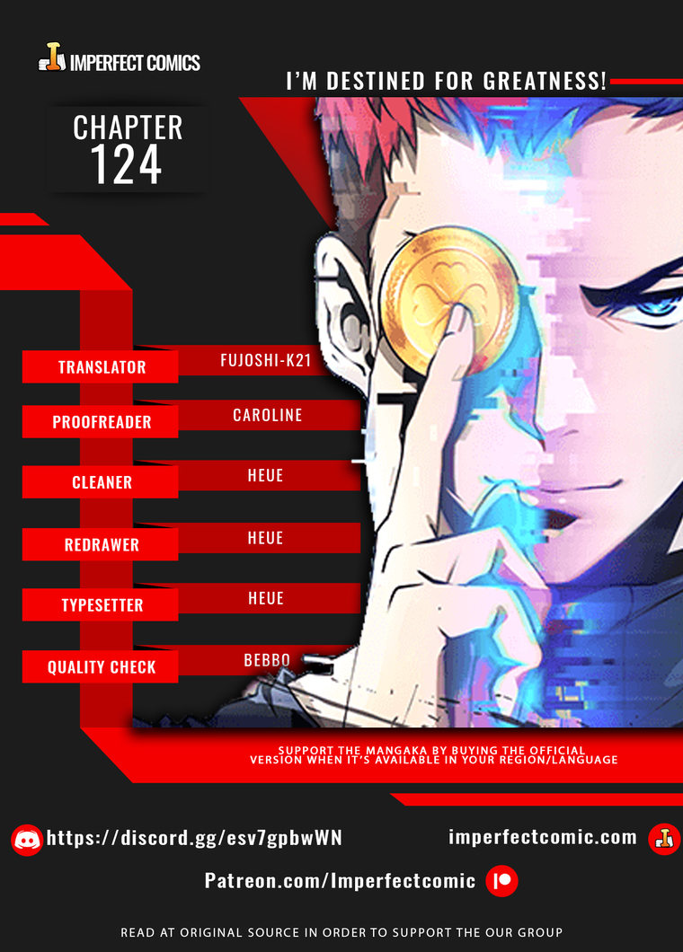 I’m Destined For Greatness! Chapter 124 - Page 1