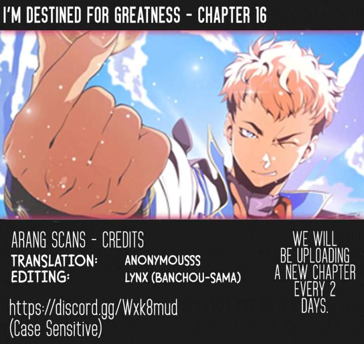 I’m Destined For Greatness! Chapter 16 - Page 1