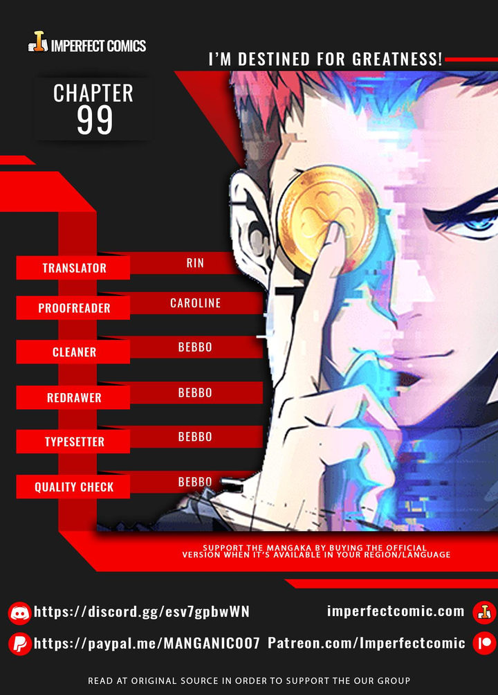 I’m Destined For Greatness! Chapter 99 - Page 1