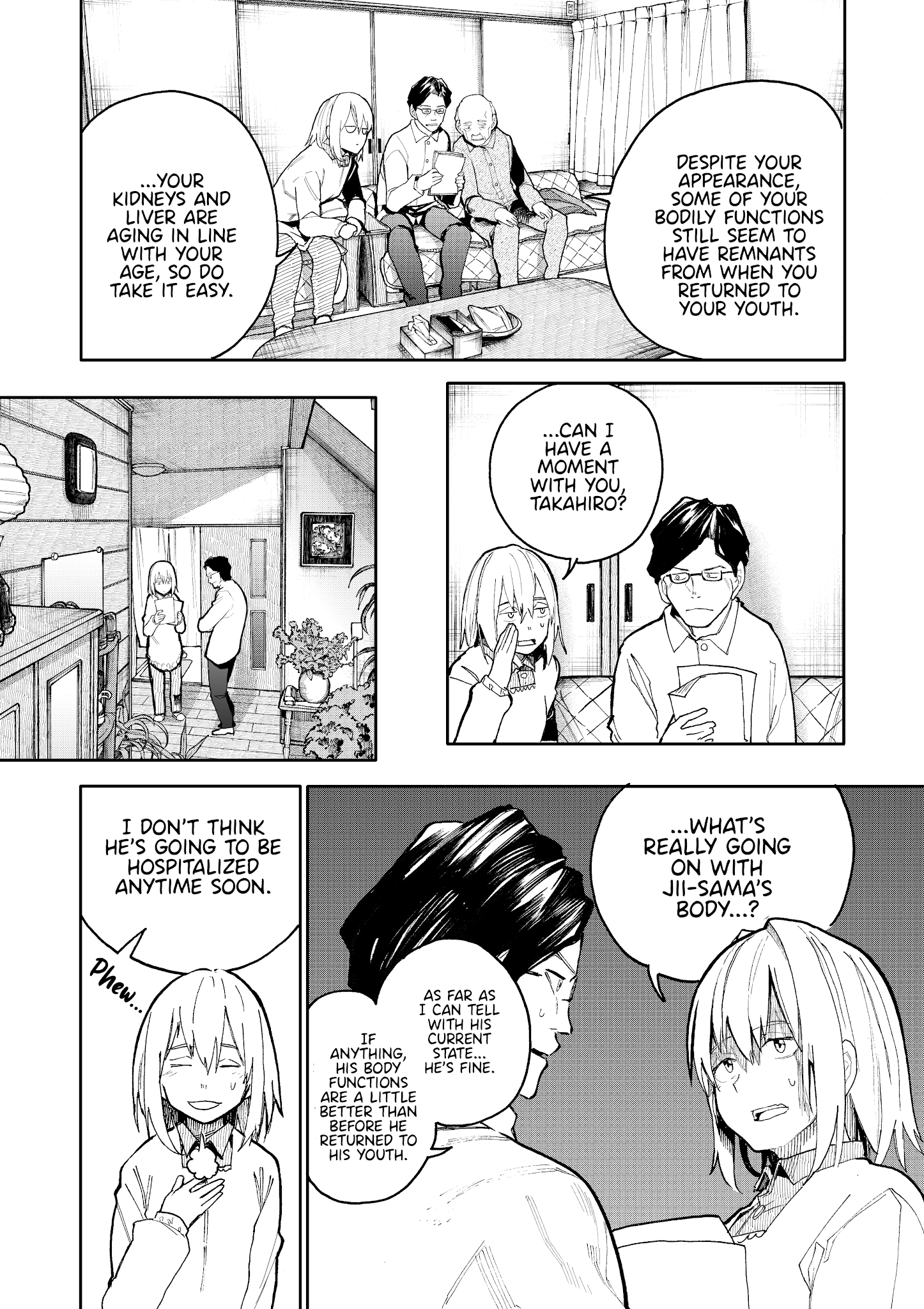 A Story About a Grandpa and Grandma Who Returned Back to Their Youth Chapter 49 - Page 1